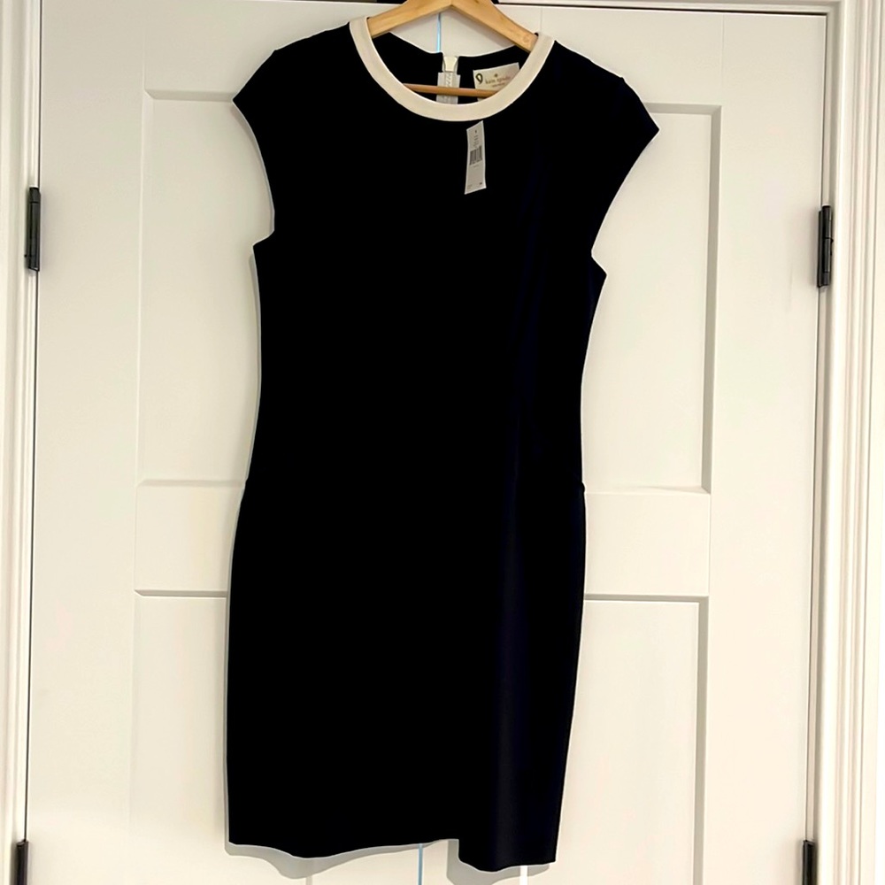 Kate Spade Size:8 Black & Cream Dress w/ Pockets